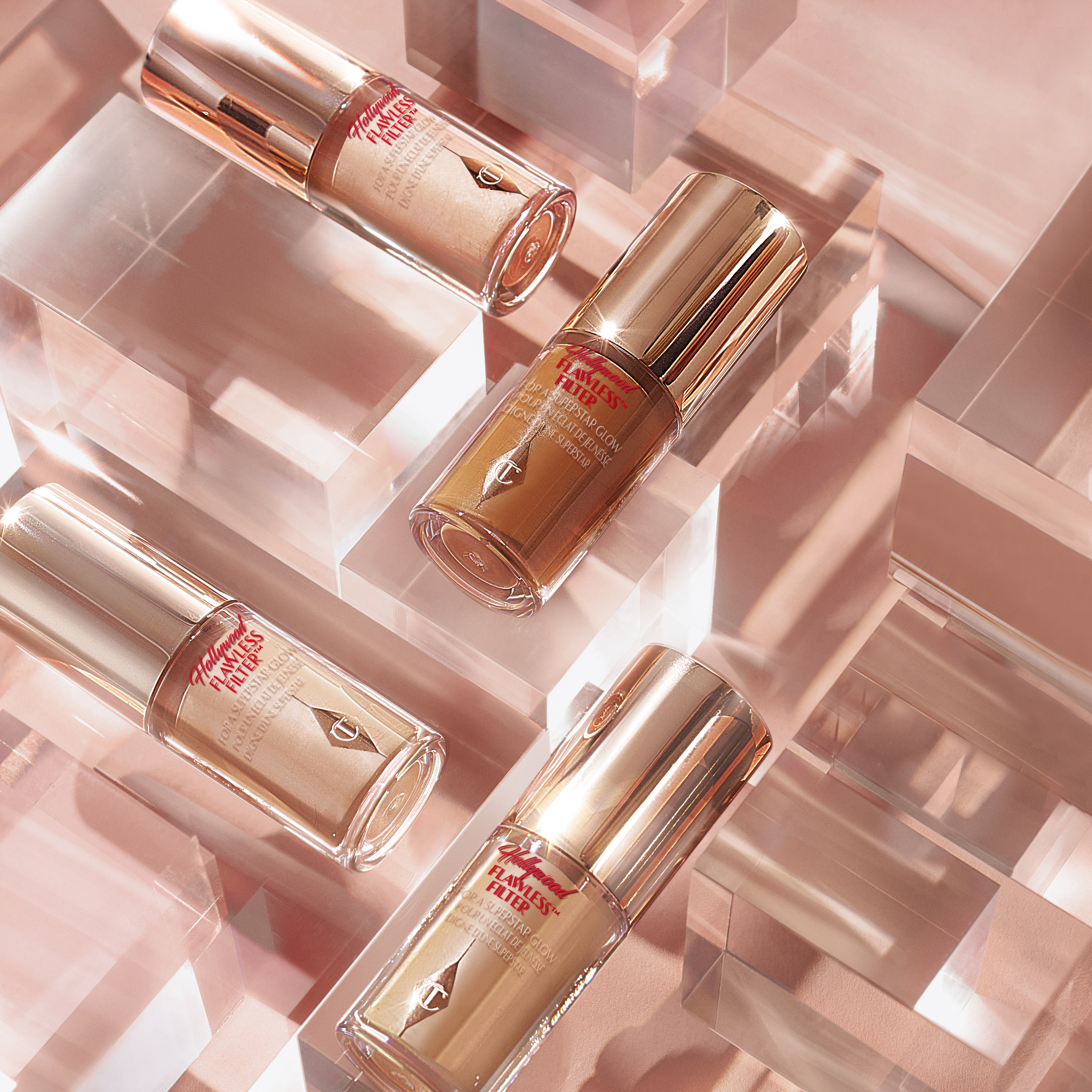 Disney 100  x Charlotte Tilbury limited-edition Charlotte's Magic Cream with Tinkerbell design on night sky backdrop